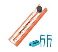 Marking Ruler, Wood Measuring Ruler, Adjustable Portable Gauge Precision Guide Measurement for Layout Cutting Drilling Building Carpentry Construction