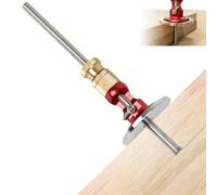 Marking Tool Marking Knife Wood Marking Gauge Wheel Marking Gauge Woodworking Wheel Marking Wheel Cutter for Hardwood (Red)