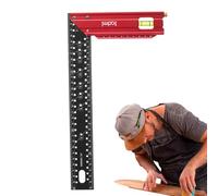 Marking Tools for Woodworking, Precision Square Woodworking, Marking Gauge, Marking Ruler, Multifunctional Precision Ruler, Right Angle Tool Made of Aluminium Alloy for