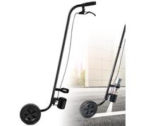 Marking Wand for Inverted Marking Spray Paint, Industrial Wheeled Marking Stick for Line Paint Stripe Ground, Side Push Marking Paint Wand for Sport Field Utility Marking Applicator