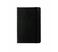 Markings by C.R. Gibson MJ3-4791 Genuine Bonded Leather Journal, by Markings, Smyth Sewn Binding, 192 Ivory Colored Ruled Pages, Pocket On Inside Back Cover, Measures 3.5" x 5.5" - Small Black