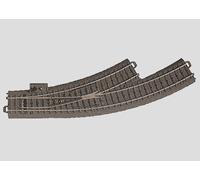 MARKLIN 24671 HO Scale Left Curved Switch With Ballast R1=360 Mm 30°