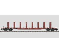 MARKLIN 4771 HO Scale Flat Car With Snps 719 Type Trucks And DB Stands