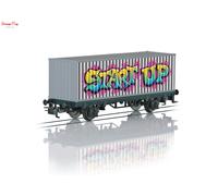 Marklin Start Up DB Container Wagon w/Graffiti VI 1:87 Scale, HO Scale