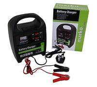 Marko Auto Accessories 8AMP 6V/12V Heavy Duty Vehicle Battery Charger Car Van Compact Portable Electric