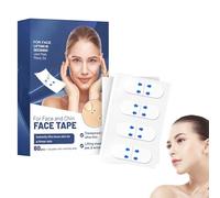 Marko V Edge Patches Face Lift, Matko Face Lift Tape, Upliftx Patches, Waterproof Face Lift Tape Invisible, V Face Sticker For Double Chin Tightening Skin, Wrinkles (1BOX)