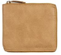 MarkQues Anna Leather Zipper Wallet Purse for Women | Girls | Ladies (Anna-4420) (Beige), Beige