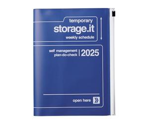 MARK'S 2024/2025 Pocket Diary A5 Vertical, Storage It // Navy: From September 2024 to December 2025