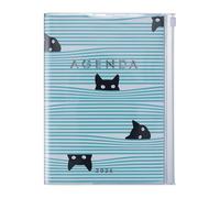 MARK'S 2025/26 Taschenkalender, A5 Cats // Mint