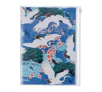 MARK'S 2025/26 Taschenkalender, A5 Japan / Birds // Blue