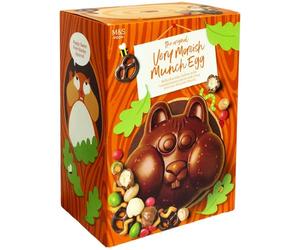 Marks and Spencer The Original Very Moreish Munch Egg, Milk Chocolate Hollow Shape with Roasted Peanuts and Assorted Treats, 315g