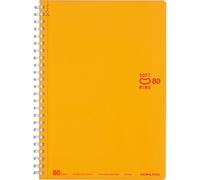 Marks Librta Kokyo Soft Ring Notebooks A5 Orange, pink