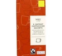 Marks & Spencer Instant Cappuccino Coffee Sachets - 2 Packs - 8 Per Pack