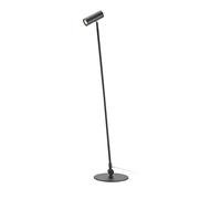 Markslöjd Arlo LED floor lamp, black, iron, height 132 cm, dimmable.