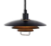 Markslöjd Black Kirkenes hanging light, height-adjustable