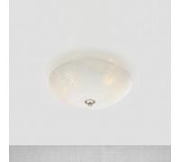 Markslöjd Blad ceiling light, glass, Ø 43 cm