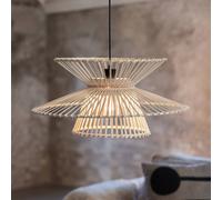 Markslöjd Duplici hanging light, natural, bamboo, Ø 57 cm, E27