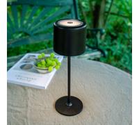 Markslöjd Filo rechargeable table lamp for outdoor use, black
