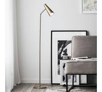 Markslöjd Peak floor lamp, variable, antique brass