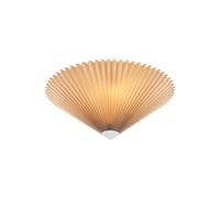 Markslöjd Plisado ceiling light, beige, Ø 42 cm
