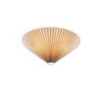 Markslöjd Plisado ceiling light, beige, Ø 50 cm