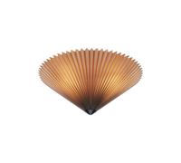 Markslöjd Plisado ceiling light, grey, Ø 50 cm