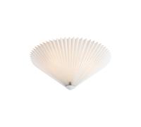 Markslöjd Plisado ceiling light, white, Ø 50 cm