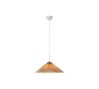 Markslöjd Plisado pendant light, pleated lampshade beige