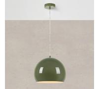 Markslöjd Pop hanging light, Ø 28 cm, green, metal