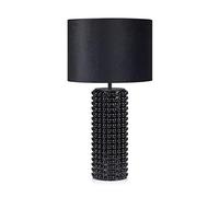 Markslöjd Proud Table Lamp Black E27 - Table Lamps (Black, Glass, Textile, Universal, IP20, II, E27)