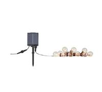 Markslöjd Suno fairy lights, solar, USB, plastic, 10-bulb, IP44
