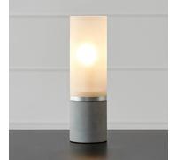 Markslöjd Table lamp Molo, concrete base frosted glass height 30cm