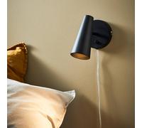 Markslöjd Wall spotlight Crest metal black rocker switch