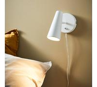 Markslöjd Wall spotlight Crest metal white rocker switch