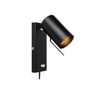 Markslojd 41590 Carrie Reading Light In Black Finish with Plug