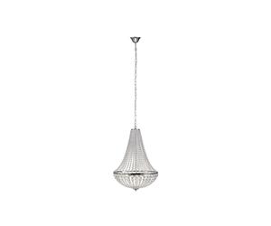 Markslojd 42587 Granso 3 Light Ceiling Large Chandelier In Crystal And Polished Chrome Finish