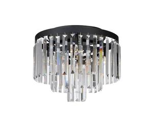 Markslojd 45044 Ventimiglia 4 Light Large Flush Ceiling Fitting In Black Finish