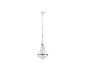 Markslojd 46128 Granso 2 Light Small Bathroom Ceiling Chandelier In Crystal And Chrome Finish