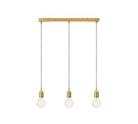 Markslojd Bronx 3 Light Bar Ceiling Pendant - Bronze