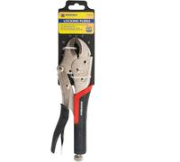 Marksman 10 Inch Locking Plier Heavy Duty Curved Mole Grip Self Pliers Comfort Handles 250mm