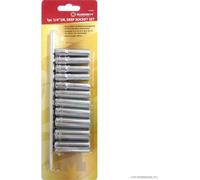 Marksman 11Pc Dr Cv Garage Tool Socket Set With Holder Drive Kit 1/4 Inch 4mm-13mm L48mm