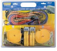 Marksman 12Pc Heavy Duty Tie Down And Bungee Cord Set Safety Harness Strong Durable