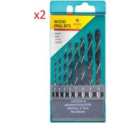 Marksman 16Pc Wood Drill Bit Set Wall Masonry Masonary Brick With Case Tool Kit 3mm To 10mm