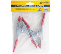 Marksman 2 Piece Metal Spring Clamp Hand Tool Diy Clips Tarpaulin Market Workshop Craft 6 Inch