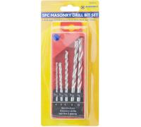 Marksman 2 X 5Pc Masonary Drill Bit Set Stone Brick Concrete Wall 4-10mm Diy