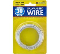 Marksman 2 X Metal Galvanised Garden Wire Strong Plant Support Multi Purpose 30M
