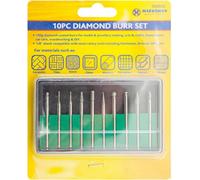 Marksman 20Pc Diamond Burr Set Metal Jewellery Craft Gemstone Grind Engrave Stone