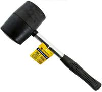 Marksman 32Oz Rubber Mallet Hammer Fibreglass Or Silver Shaft Grip Handle Diy Hand Tools