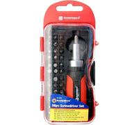 Marksman 38Pc Bit Screwdriver Set In Case Torque Ratchet Screwdriver Garage