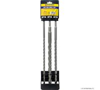 Marksman 3Pc Sds Drill Bit Set Masonry 0.4M Brick Block Concrete Cordless Diy 400mm